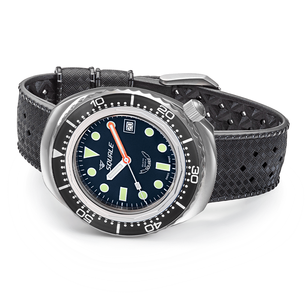 Squale 2002 101 Atmos Black Round Dots watch-passion.shop