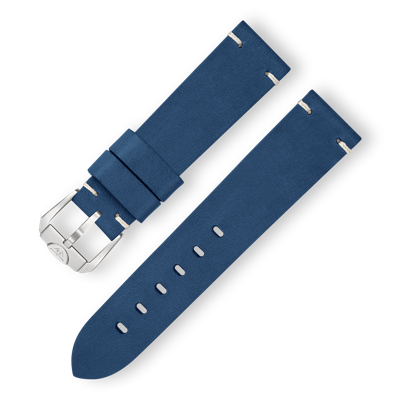 20 mm - Squale Lederband Blau Squale