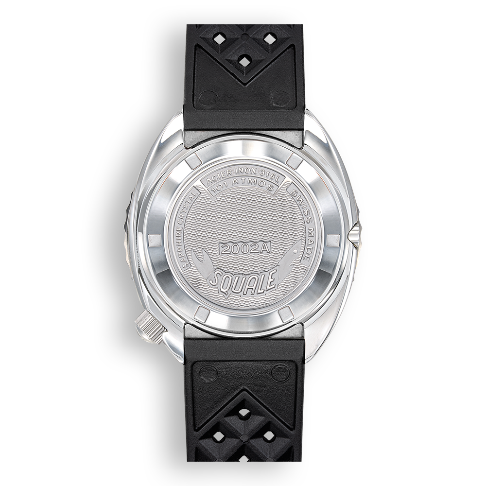 Squale 2002 101 Atmos Black Round Dots watch-passion.shop