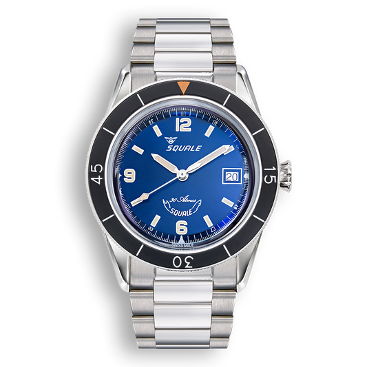 Squale SUB39 Classic Blue / Squale Sub39BL.BR22 watch-passion.shop