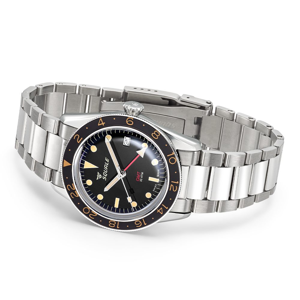 Squale SUB39 GMT Vintage BR22 / Squale Sub39GMTV.BR22 watch-passion.shop