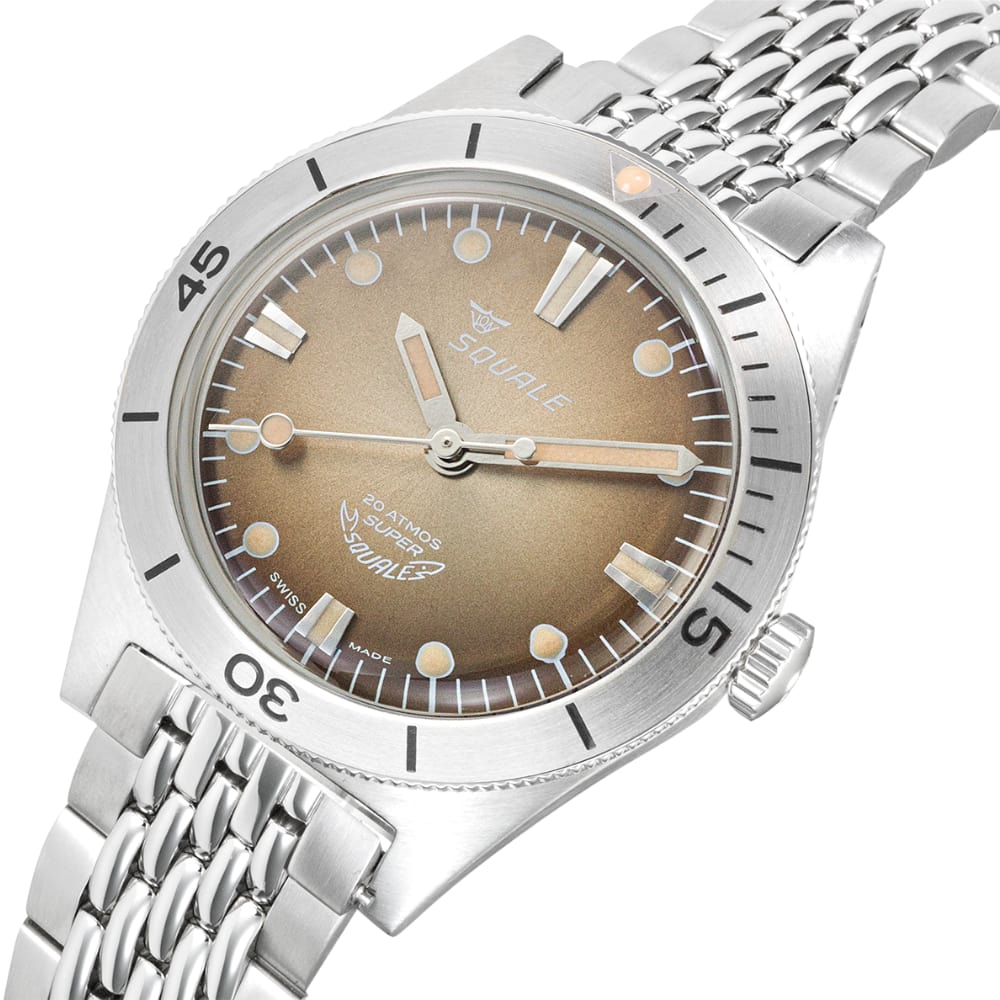 Super Squale 38mm Braun / Referenz SUPERSSBW.AC Squale